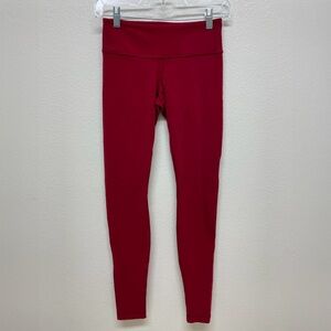 LuluLemon Athletica Leggings Size 4 Bright Red Align / Wunder